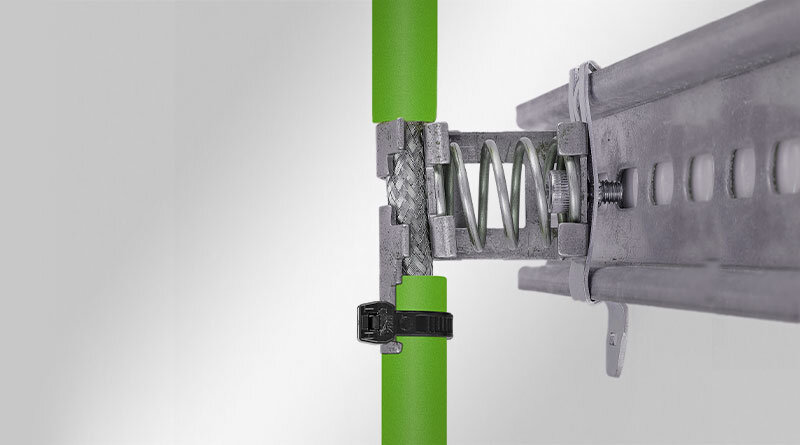 EMC-schermklemmen met compressieveer